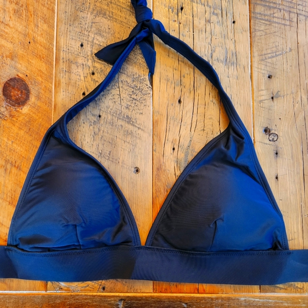 Black halter bikini